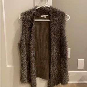 Cute brown shaggy vest from Cabi